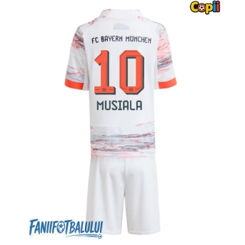Bayern Munich Jamal Musiala #10 Echipament de Fotbal Replică 2025-26 Copii Deplasare (+ Șorturi)